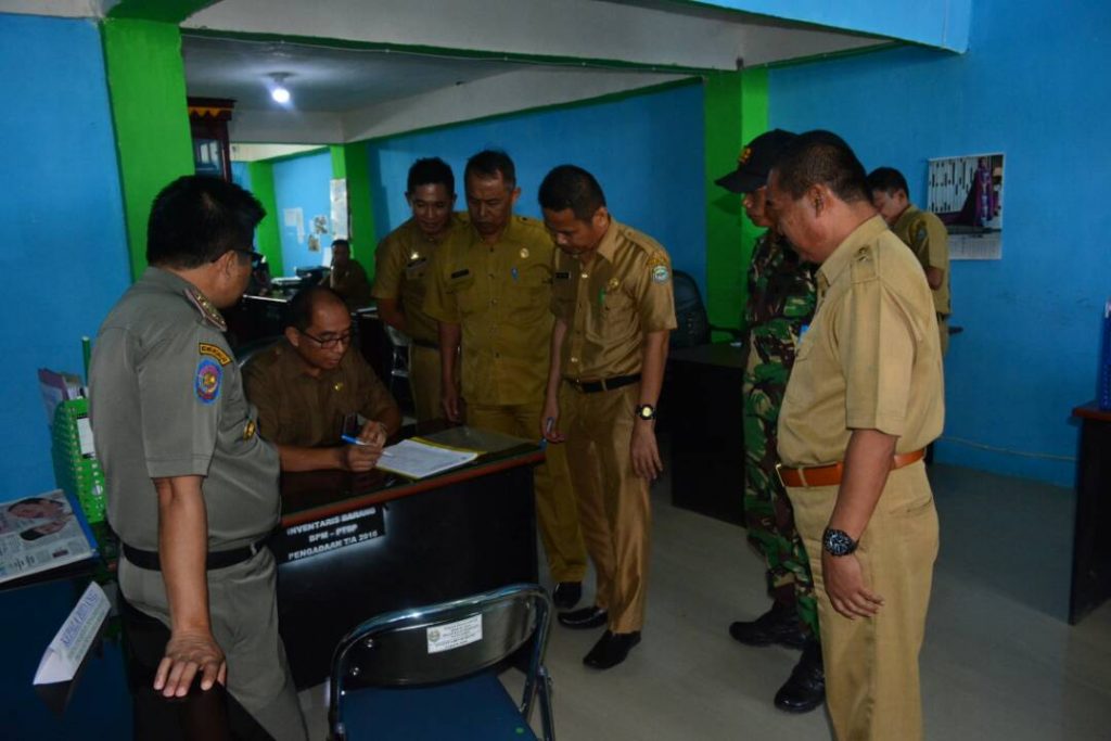 Tinggkattkan Kedisiplinan ASN, Sekkab Mateng Gelar Sidak Di Beberapa OPD