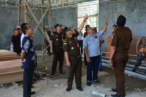 Kejari Mamuju Pantau Pembangunan Kantor Bupati Mateng