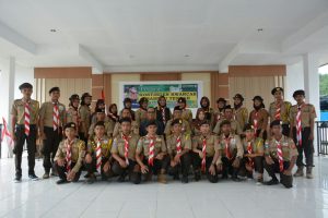 Begini Pesan Wabup Saat Melepas 26 Kontingen Kwarcab Pramuka Mateng