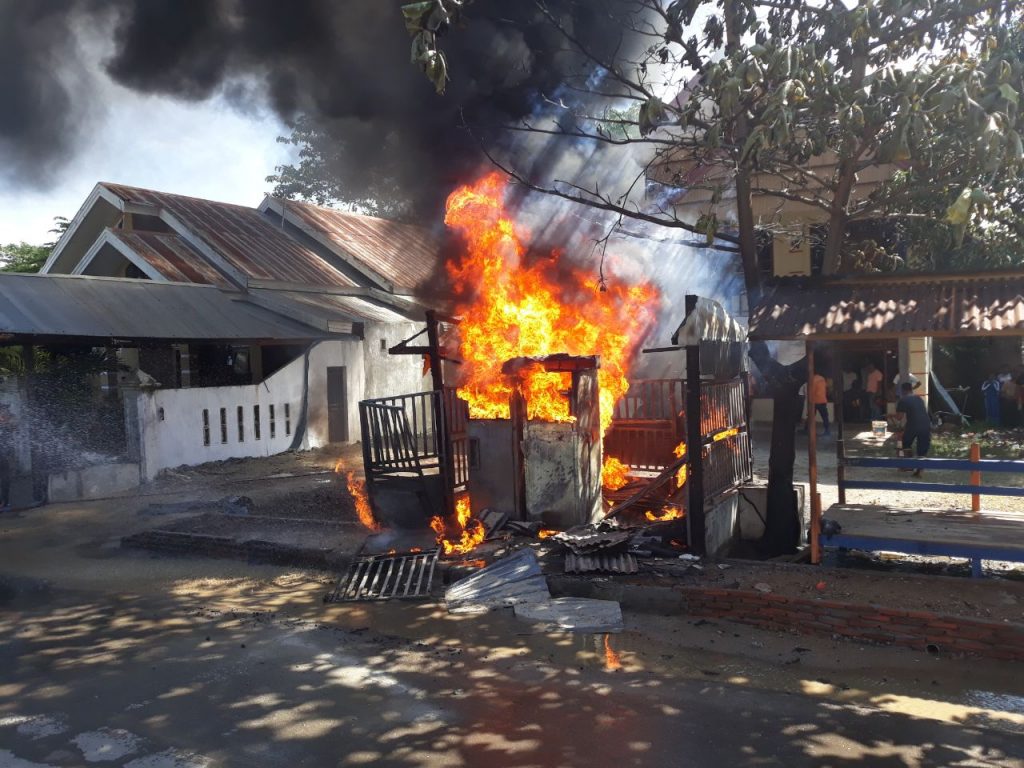 Ini Penyebab Kebakaran Pertamini Milik Muh. Natsir
