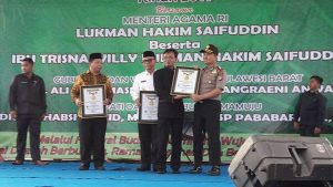 Polres Mamuju Raih Penghargaan Dari MURI Dan Kapolri