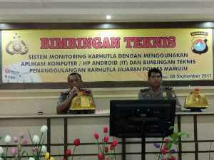 Polres Mamuju Gelar Bimtek Karhutla