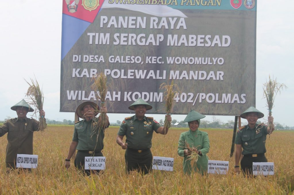 Tim Sergab MABESAD Panen Raya Di Polmab