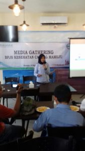 Ingat…!!! Begini Janji Kepala BPJS Cabang Mamuju Saat Sosialisasi Media Gathering