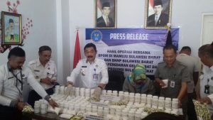 BNNP Dan BPOM mamuju Sita Ribuan Obat Tramadol Dan Boje’