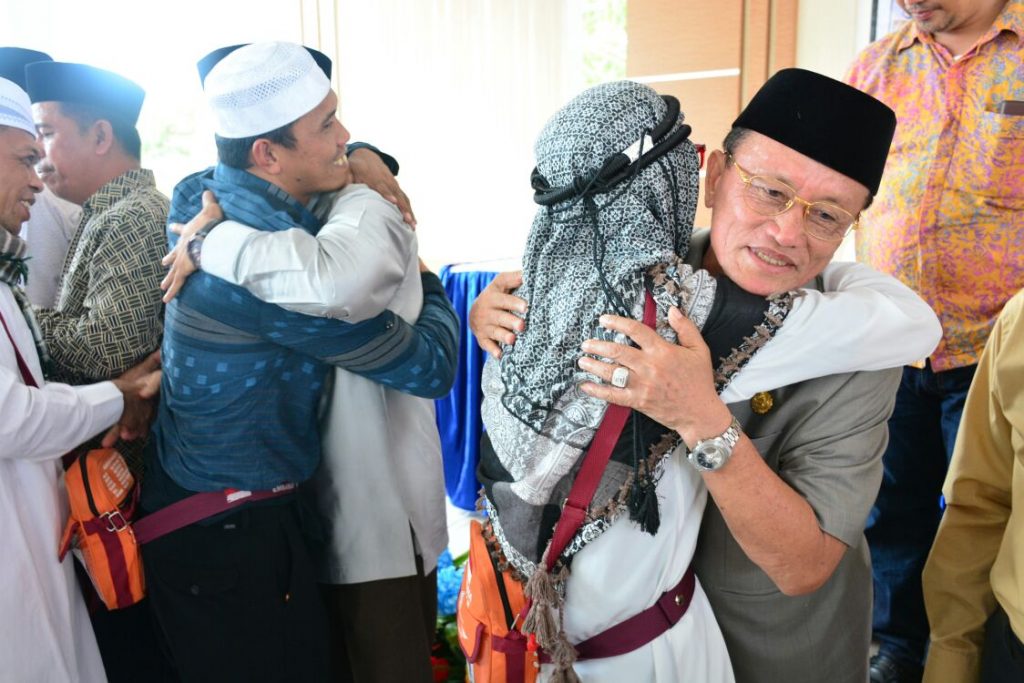 Ini Harapan Bupati Mateng Saat Menjemput Jamaah Asal Mateng