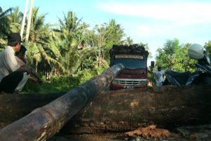 Kesal Hanya Dijanji, Warga Blokir Akses Jalan Menuju PT. TIP
