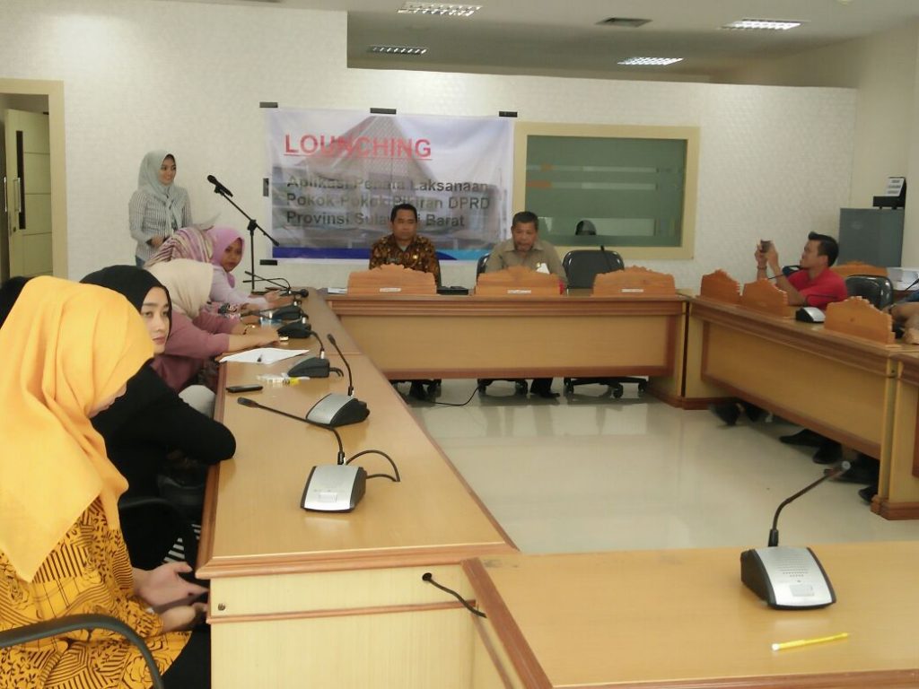 DPRD Sulbar Louncing Aplikasi Penata Laksanaan Berbasis Web Dan Android