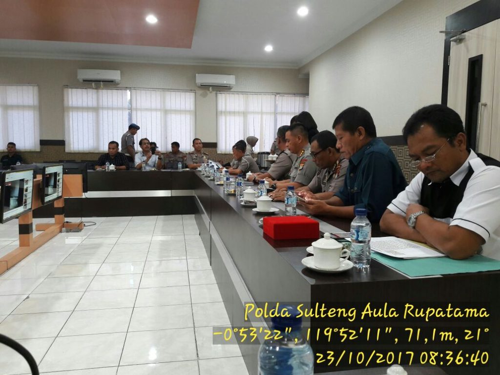 Percepatan Penyelesaian Tapal Batas, Polda Sulbar Gelar Rakor Dengan Polda Sulteng