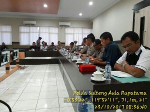 Percepatan Penyelesaian Tapal Batas, Polda Sulbar Gelar Rakor Dengan Polda Sulteng