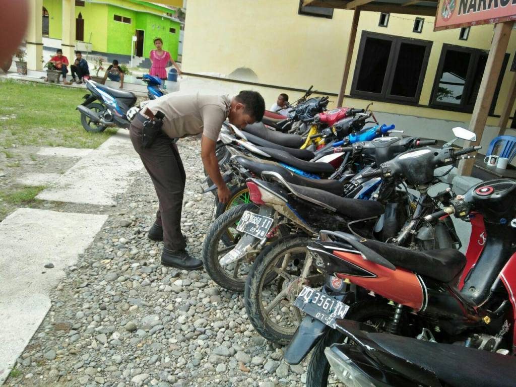 15 Unit Ranmor Terjaring Razia Tertib Berkendara