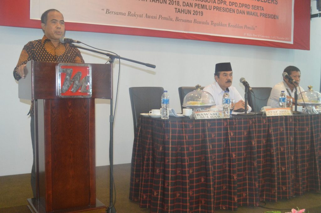 Ini Tujuan Bawaslu Sulbar Gelar Rakor Tatap Muka Dengan Stakeholder