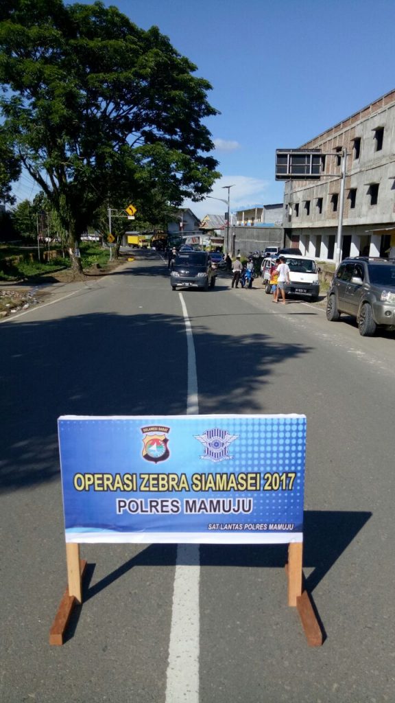 Hari Ketiga Operasi Zebra, Satlantas Polres Metro Mamuju Jaring Puluhan Pelanggaran Ranmor
