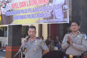Dukung Pembangunan Nasional Polda Sulbar Launching Pembentukan Polisi Pelajar