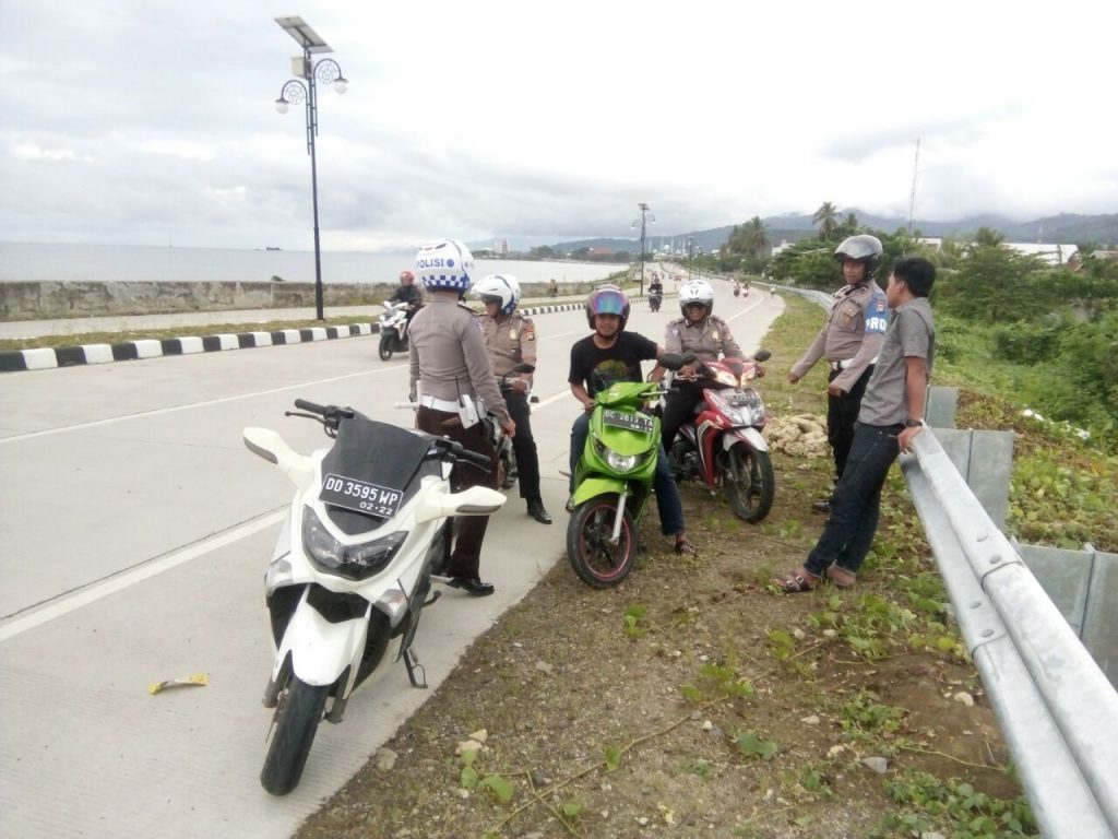 Pasca Operasi Zebra, Sat Lantas Polres Metro Mamuju Gelar Patroli Hunting System, Ini Hasilnya