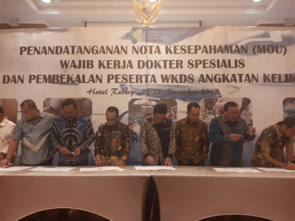 Wabup Mateng Hadiri Penandatanganan MoU WKDS Dan Pembekalan Peserta WKDS Angkatan Ke 5
