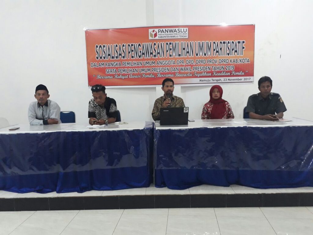 Sukseskan Pemilu, Panwaslu Mateng Gelar Sosialisasi Pengawasan Pemilu Partisipatif