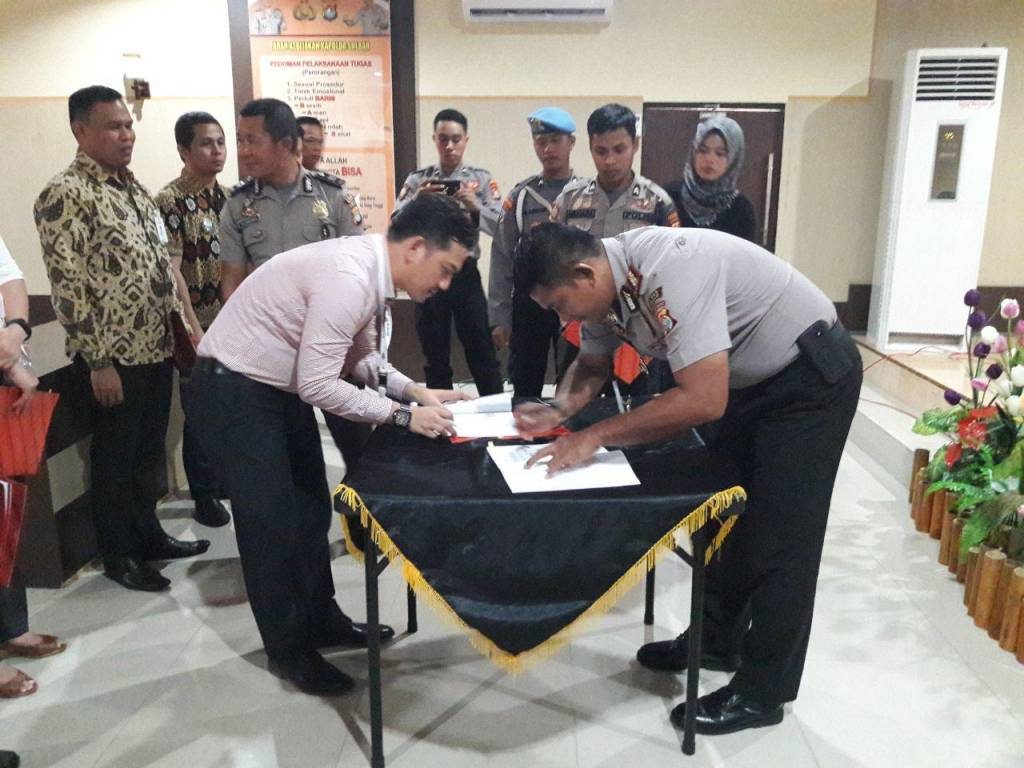 Begini Cara Polres Mamuju Tingkatkan Sinergi Dengan BUMN