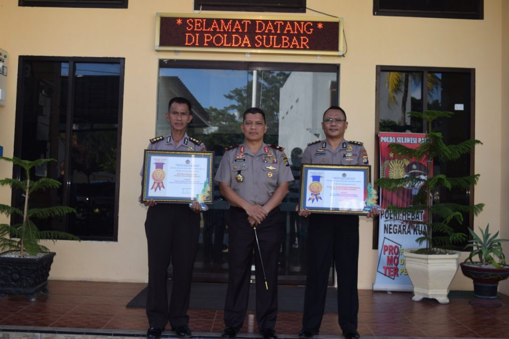 Polda Sulbar Raih Dua Penghargaan Sekaligus