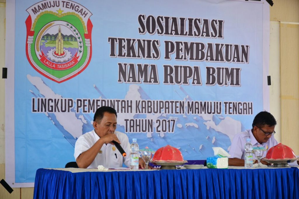 Identifikasi Rupabumi, Pemkab Mateng Gelar Sosialisasi Teknis Pembakuan Nama Rupabumi
