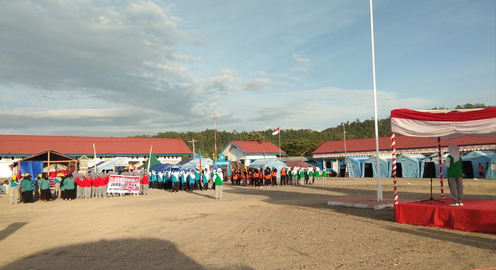 Jambore PKK Tingkat Kabupaten, Begini Pesan Dan Harapan Hj. Hartati Amin Jasa