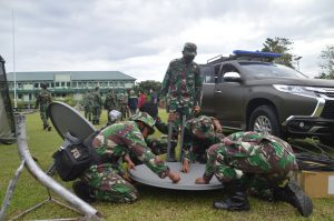 Mudahkan Komunikasi, Rumah sakit Lapangan milik TNI AD Dilengkapi Dengan Komob