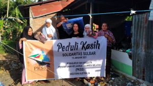 PKSS Western Australia Salurkan Bantuan Untuk Korban Gempa Mamuju dan Majenr