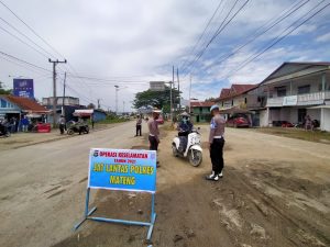 Tingkatkan Kedisiplinan Berlalulintas, Satlantas Polres Mateng Gelar Ops Keselamatan Siamasei 2021