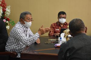 Bahas Rencana Rekonstruksi Pembangunan Kantor Gubernur, ABM : Desainnya Akan Menampilkan Corak Budaya