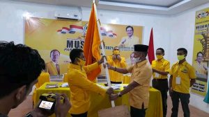 Terpilih Nahkodai DPD II Golkar, Syahri Siap Menangkan Golkar Di Mamuju Tengah