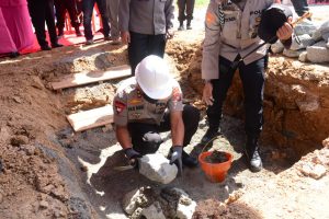 Ground Breaking Pembangunan Mapolres Mateng, Kapolda : Pelayanan Harus Semakin Meningkat