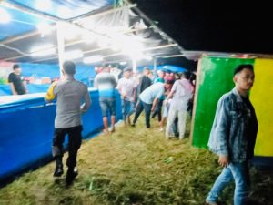 Abaikan Prokes, Polres Mateng Tutup Hiburan Hoya-Hoya Di Desa Lara