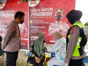 Polres Mamuju Tengah Buka Gerai Vaksin Presisi