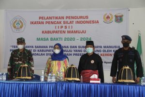 Sutinah Suhardi Siap Dukung IPSI Dalam Upaya Pengembangan Olah Raga Bela Diri Pencak Silat di Kabupaten Mamuju