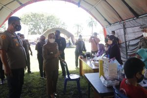 Sutinah Berharap Vaksinasi Merdeka Dapat Mendongkrak Target Vaksinasi di Bumi Manakarra