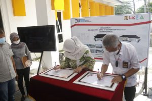 Serah Terima Kantor Satpol PP dan Damkar Mamuju, Desainya Dirancang Ramah Lingkungan