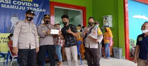 Aktif Dukung Program Pemerintah Dalam Meningkatkan Herd Imunity, Kapolres Berikan Doorprize Kepada Peserta Vaksinasi