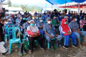 Warga Transmigrasi Asal Jatim Dan DIY Tiba Di Mamuju Tengah, Gubernur Sampaikan Pesan Ini