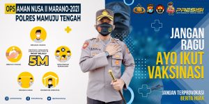 Kapolres Himbau Warga Jangan Terprovokasi Berita Hoax Soal Vaksin