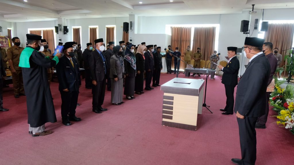 Bupati Mamuju Tengah Lantik 7 Pejabat Eselon II, Berikut Nama-Namanya