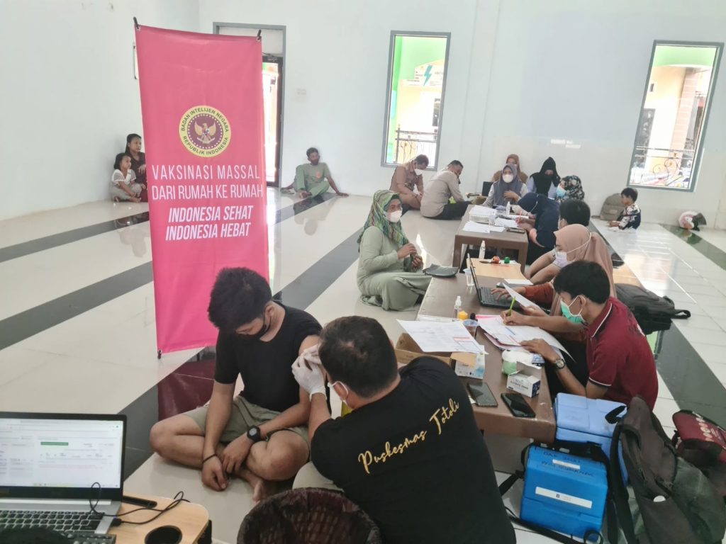 Terus Massifkan Program Vaksinasi, Binda Sulbar Gelar Vaksinasi Covid-19 Massal di 19 Titik