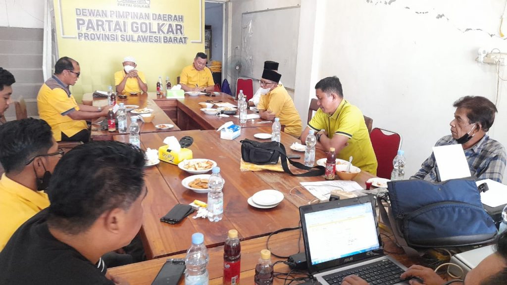 Pekan Depan, Pengurus Golkar Sulbar Dilantik, Persiapanya Sudah 90 Persen