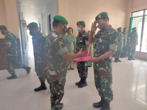 Pimpin Corops Lapor dan Pelepasan Anggota Pindah Satuan, Begini Pesan Dandim 1428 Mamasa