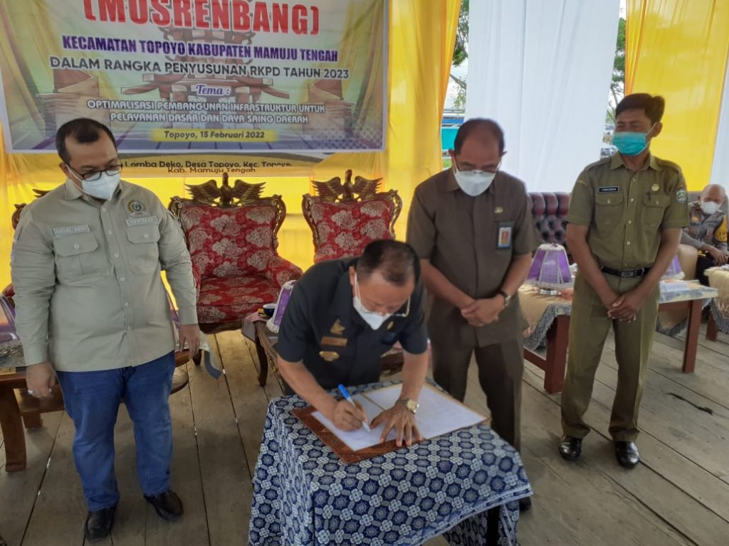 Musrenbang Terakhir Di Kecamatan Topoyo, Askary : Kecamatan Dan Desa Harus Berkolaborasi Untuk Berinovasi