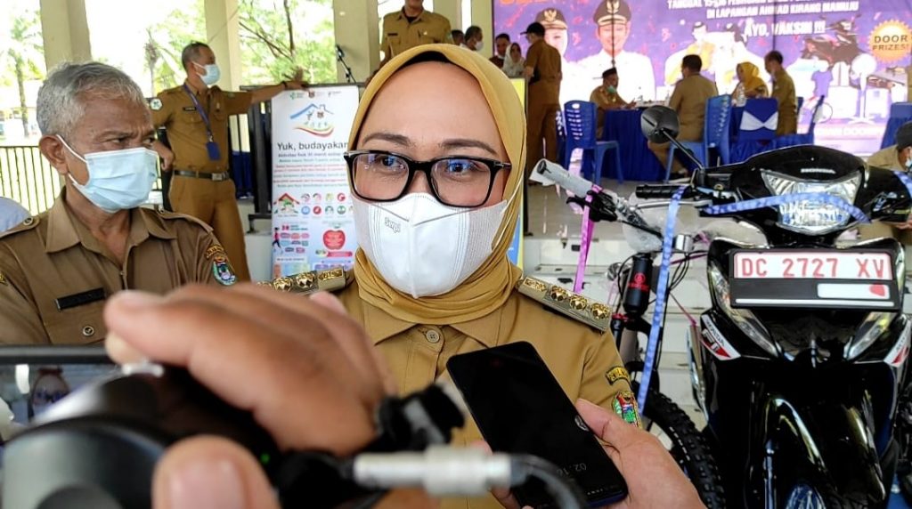 Pemkab Mamuju Gelar Vaksinasi Berhadiah Motor