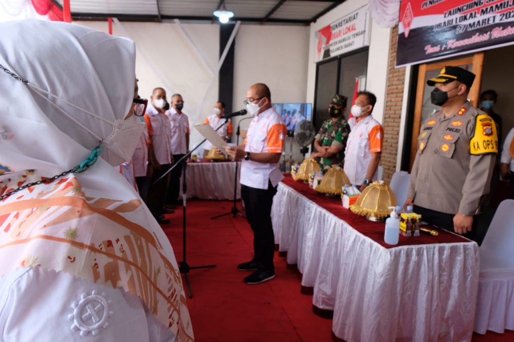 Pengurus ORARI Lokal Mamuju Tengah Dikukuhkan