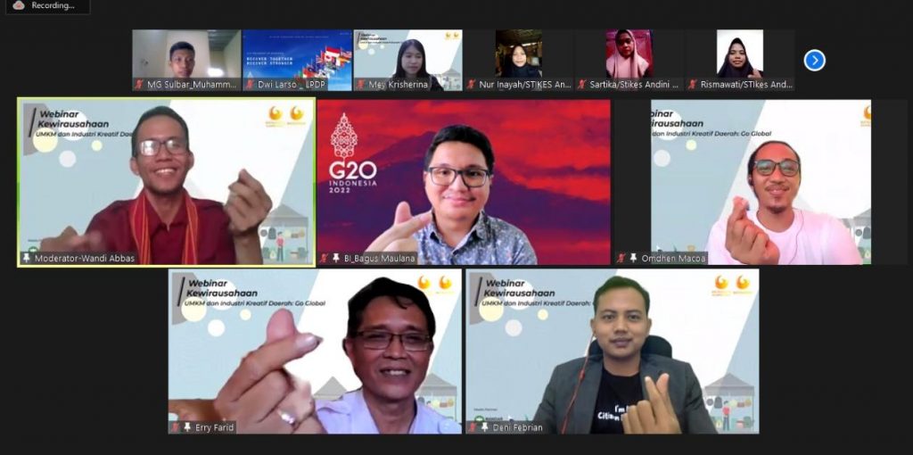 MG LPDP Sulbar Gelar Webiner Kewirausahaan