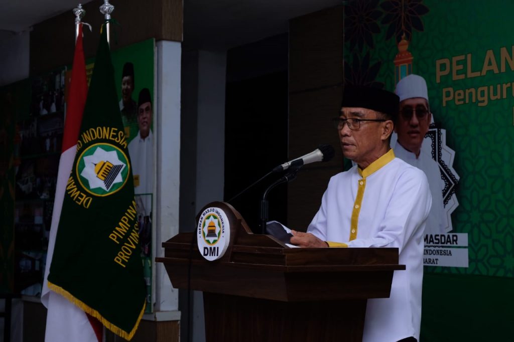 Hadiri Pelantikan PD DMI Mateng, Amin Jasa Sampaikan Pesan Begini