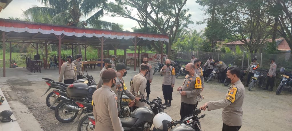 Maksimalkan Kinerja Personil Dalam Memberikan Pelayanan, Kapolres Cek Ranmor Dinas Bhabinkamtibmas