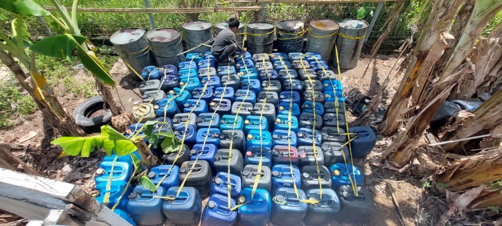 Polisi Berhasil Amankan Pelaku Penimbun 6,2 Ton BBM Solar Subsidi